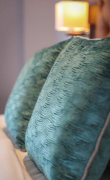 Grand Canal Hotel | Dublin 4 | Close up of decorative pillow 