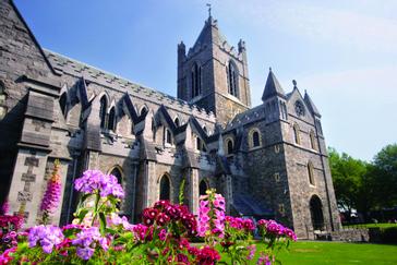 Grand Canal Hotel | Dublin 4 | Christchurch Cathedral with flower beds